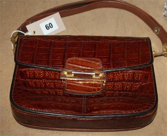 Crocodile handbag
